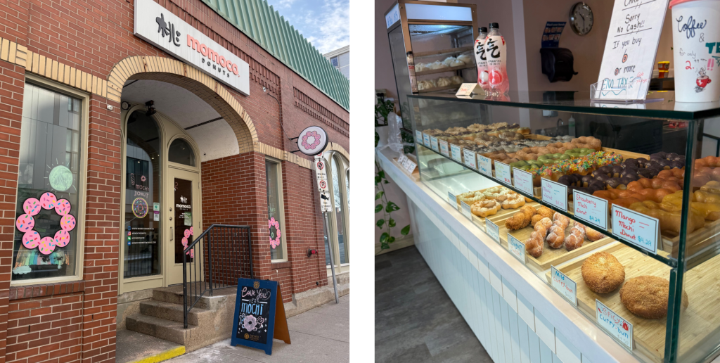 Momoco Donuts, Donut display