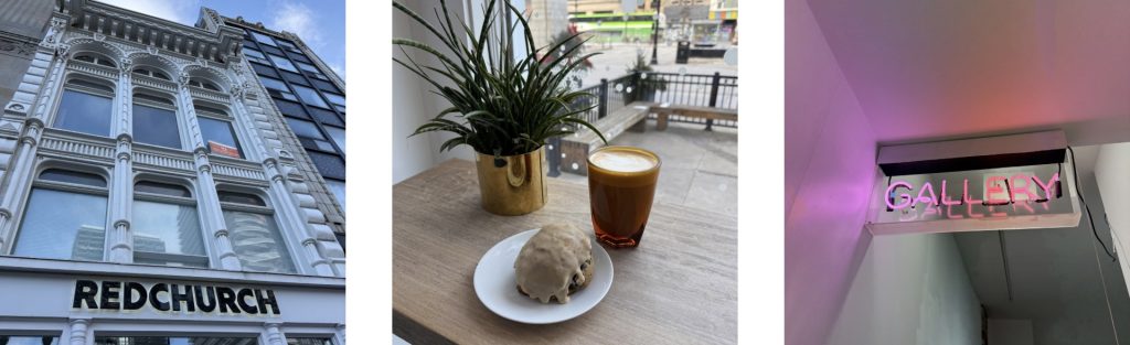 Redchurch Cafe, Scone and Latte, Gallery