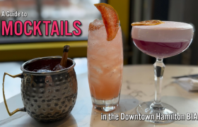 Mocktails in Downtown Hamilton